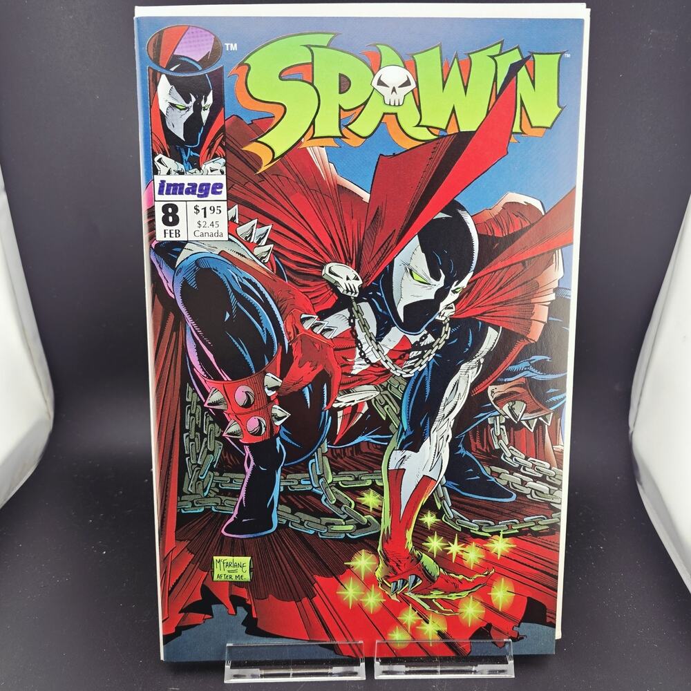 Spawn 8 1993 Image Comics High Grade NM 9.6 Todd McFarlane Spider-Man 1 Homage